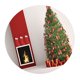 thumbnail image 5 of Mantel redondo Sunnimix para banquete de boda Árbol de Navidad, 5 of 6