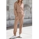 thumbnail image 5 of Conjunto Deportivo PRETTYGARDEN para Mujer 2 Piezas con Cierre, Suéter y Pantalón en Caqui Talle S, 5 of 7
