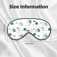 thumbnail image 4 of Disketp Cartoon House Print Sleep Mask-Eye Mask for Sleeping,Comfortable & Super Soft Eye Mask with Adjustable Strap,Travel Eye Mask, 4 of 7