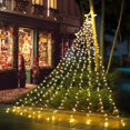 thumbnail image 1 of Cadena de luces LED con forma de estrella navideña FUNIAO 320, 8 modos, 1 of 9