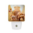 thumbnail image 1 of El Arca y el Cerdo Hormiguero Luz nocturna LED con sensor de anochecer a amanecer para dormitorio, baño, pasillo, escaleras - Lámpara LED nocturna de enchufe, 0.5W - 1 pieza, 1 of 6