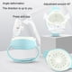 thumbnail image 5 of Fiudx Ventilador de Reloj, 3 Velocidades Ajustables, Recargable Por Usb, Diseño Plegable, Brisa Natural, Portátil para Viajes Al Aire Libre, Senderismo, Uso En La Oficina, 6,5 X 5 X 28 Cm, Ligero y P, 5 of 5
