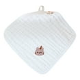 thumbnail image 4 of 1Pc/5Pcs Cotton Square Towel for Baby, Cartoon Newborns Mouth Wipe Cloth 6-Layer Infants Burping Cloths 25x25cm, 4 of 5