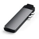 thumbnail image 5 of Adaptador Pro Hub Tipo-C Satechi Gris Espacial con Ethernet, 4K HDMI, USB-C PD y USB 3.0 para MacBoo, 5 of 6