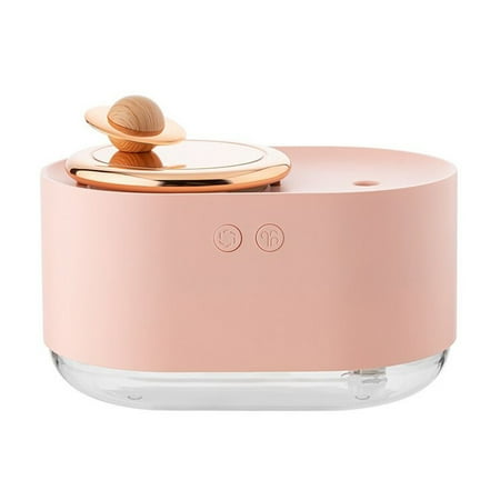 

Egmy Cool Mist Humidifiers for Bedroom Portable Small Desktop Humidifier with Night Light Usb Personal Mini Rotating Planet Humidifiers for Bedroom & office Desk Pink 13.4x8.9x7.6cm/5.28x3.5x2.99in