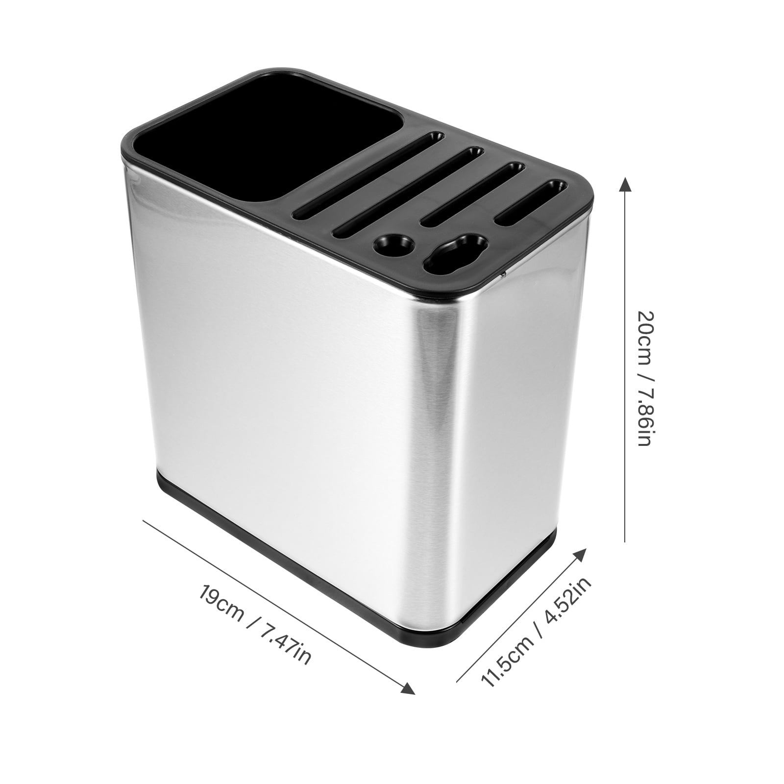 UPGRATOR 1Pack Kitchen Utensil Holder Stainless Steel For Cooking Utensils And Knife Storage In Minimalist Design
