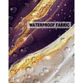 thumbnail image 6 of Outdoor Throw Pillow Cover Purple Gold White Marble Texture Waterproof Cushion Covers 2 Pack Natural Cracks Granite Stone Pillow Cases Home Decoration for Patio Garden Couch Sofa, 6 of 7
