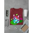 thumbnail image 3 of Colorful Corgi Dogs W Bowtie T-Shirt Men -Image by Shutterstock, Male x-Large, 3 of 4