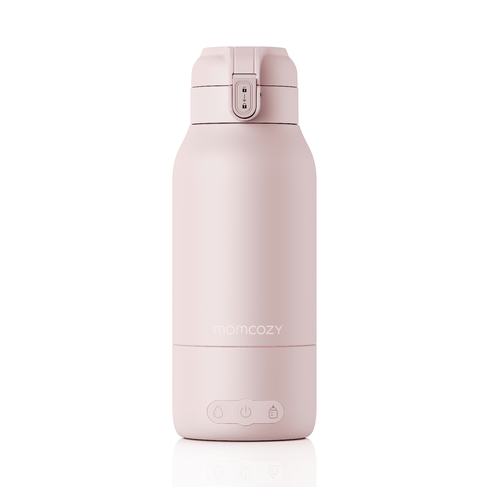 Momcozy Portable Water Warmer & Bottle Warmer MW05, Light Pink