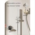 thumbnail image 3 of 3pcs Suction Cup Shower Holder,Shower Head Holder Wall Mount,C, 3 of 5