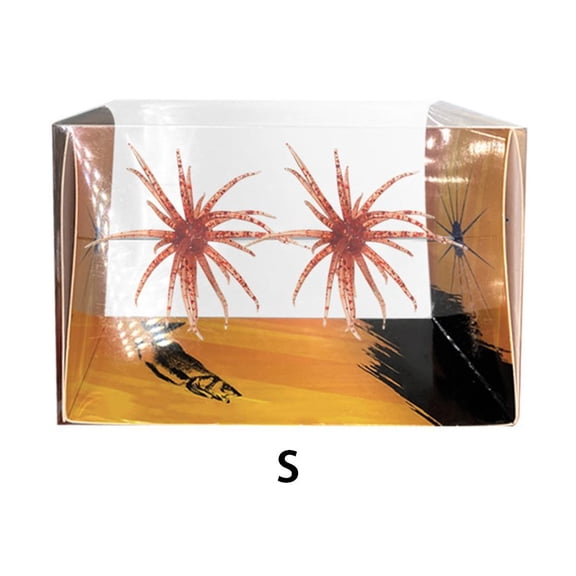 KRONDO Realistic Sea Urchin Soft Fishing Lures 2-Pack – TPR Floating Baits with Reflective Flashing, Tear-Resistant for Freshwater Saltwater