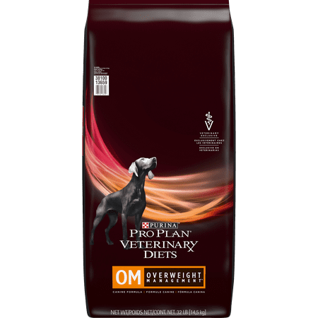 Purina Pro Plan Veterinary Diets OM Overweight Management Canine Formula Dry Dog Food, 32 lb. Bag