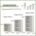 thumbnail image 3 of Join Stackable 3-Tier Wood Light Pink Playroom Bookcase, 3 of 6