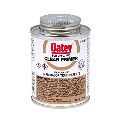 Oatey 30751 House Primers, 8 oz, Clear, 8 Fl Oz