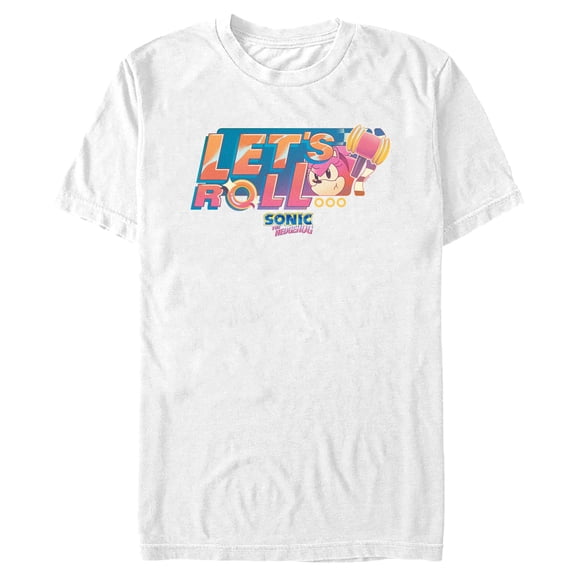 Men's Sonic the Hedgehog Amy Rose Let's Roll Graphic T-Shirt