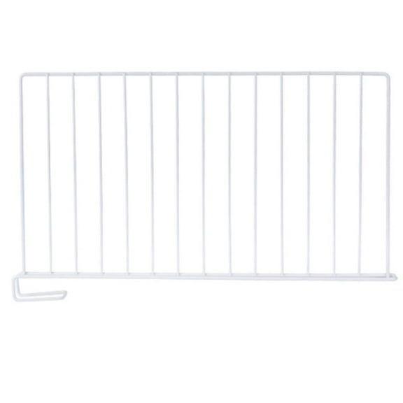 UPGRATOR Shelf Dividers Metal White For Closet Organisation 1Pcs 19.85X11.71X0.98in