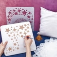 thumbnail image 4 of Aproximadamente 9 plantillas de estrellas para dibujar en la pared, plantillas de estrellas brillantes de luna para hacer tarjetas, plantillas de pintura reutilizables., 4 of 9