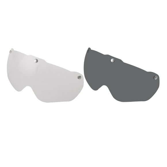 2 piezas Lente de repuesto para casco de Lente de gafas de con protección UV