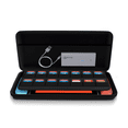 thumbnail image 5 of amCase Nintendo Switch Hard Carrying Case - Travel Cover with 14 Cartridge Holders (Black), 5 of 5