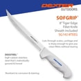 thumbnail image 5 of Dexter SG142-8TEEG SOFGRIP 8" Tiger Edge scallpoed knife with EdgeGuard, 5 of 9