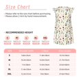 thumbnail image 5 of Girls Nightgowns - Mini Flower Watercolor Soft Comfort Flutter Sleeves Night Sleep Dress Sleepwear for Toddler Girl Pajamas Pjs, 5 of 7