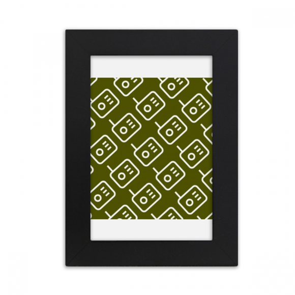 Radio Explains Seal Patterns Desktop Photo Frame Picture Display Art Painting Exhibit