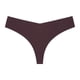 thumbnail image 1 of Xiao Hua Ropa interior sin costuras para mujer, bragas sexys de encaje estilo hipster, tanga, bragas, ropa interior para mujer, 3 piezas (café oscuro, L), 1 of 2