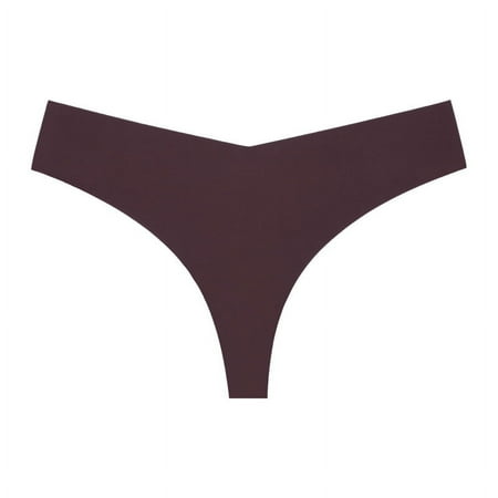 ERDOUY Womens Seamless Underwears Panties Sexy Lace Hipster Bikini Thong Briefs Panty Underwear for Women 3pcs(Dark Coffee L)