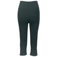 thumbnail image 5 of Capri Leggings for Women Running Cropped Workout Slim Fit Tummy Control Breathable Womens Yoga Pants Dark Gray, 5 of 6