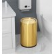 thumbnail image 5 of Bote de basura Huaqinglian de acero inoxidable dorado, 10 l/2.6 galones, 5 of 6