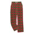 thumbnail image 4 of successthop Christmas Plaid Pajama Pants Men Flannel Trousers Elastic Drawstring Sleep Bottoms with Pocket Loungewear, 4 of 4