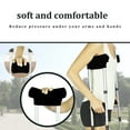 Universal Underarm Crutch Pads with Hand Grips Padded Adults Crutches