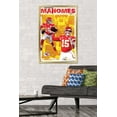 thumbnail image 2 of NFL Kansas City Chiefs - Patrick Mahomes II 20 Wall Poster, 22.375" x 34", Framed, 2 of 6