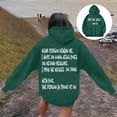 thumbnail image 2 of TYGHBN Hoodies for Women Word Graphic Sweatshirts for Women Vintage Hoodie Trendy Sweatshirts Preppy Clothes Long Sleeve Sweatshirt Tops Soft Jackets Women Tunic Jacket Zip up Hoodies Women Winter, 2 of 7
