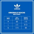thumbnail image 3 of Adidas Trefoil No Show 6 Pairs Mens No Show & Liner Socks Size 6-12, Color: Black, 3 of 7