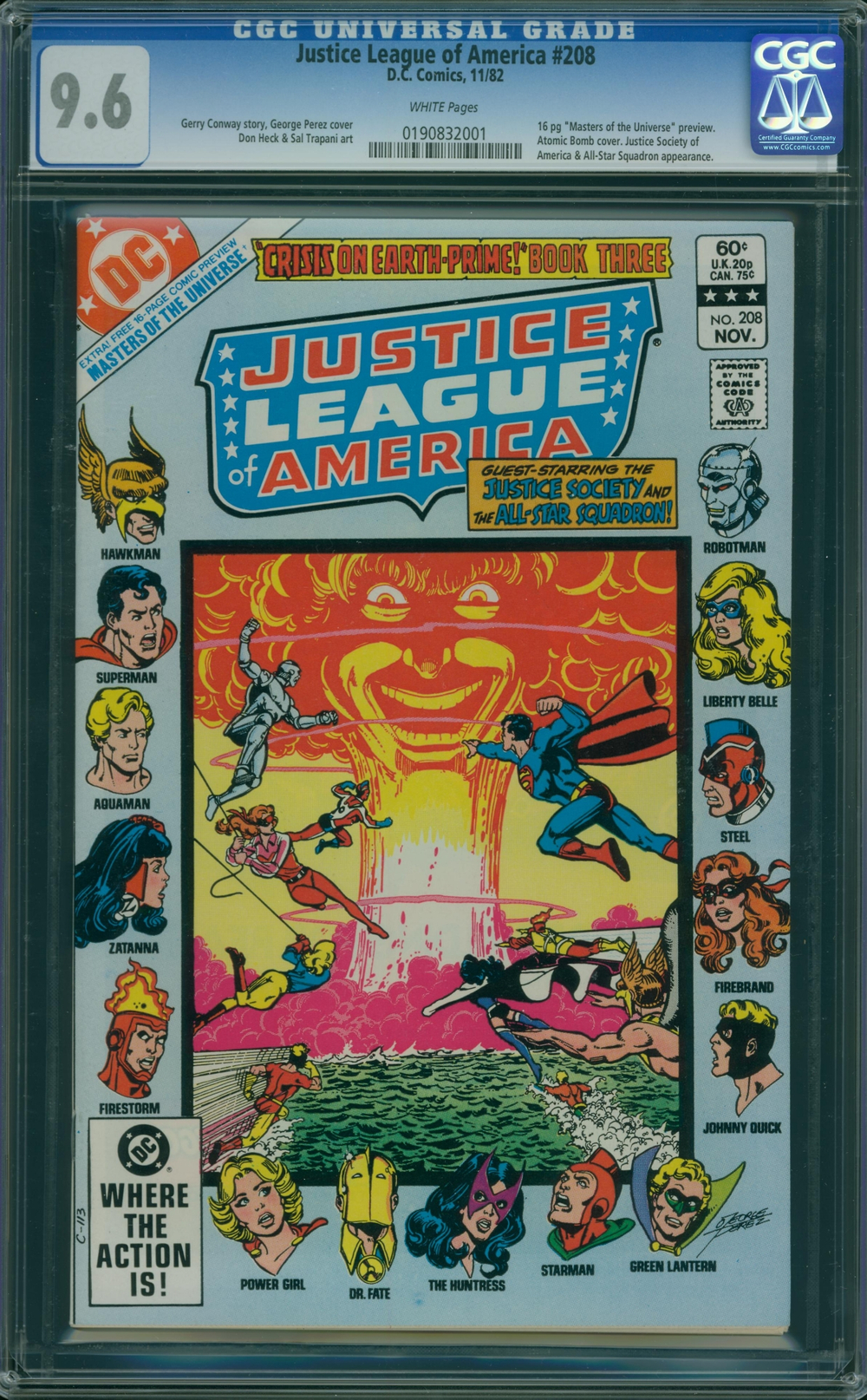 Cover of Justice League of America #208