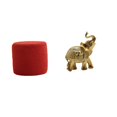 thumbnail image 1 of Escabel,Reposapiés pequeño,taburete otomano,sofá,taburete de té,Reposapiés Cubo Taburete Taburete para Dormitorio Baño,Figura de escritorio,Estante de estatua de elefante para, 1 of 8