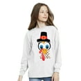 thumbnail image 3 of Awkward Styles Thanksgiving Youth Sweatshirt Turkey Face Crewneck Tee for Kids, 3 of 5