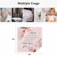 thumbnail image 5 of Mother's Day Cloth Napkins, We Love You Warm Mom Quote Floral Pink Washable and Reusable Dinner Napkins Set of 6, Table Napkin for Kitchen Party Birthday Wedding Hotel Housewarming 20"x20", 5 of 9