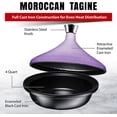 thumbnail image 2 of Bruntmor | Cast Iron Tangine Pot With A Silver Knob Enameled Cast Iron Base, 2 of 7