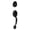 Flat Black, variant on Sure-Loc AT507 3 Alta Sectional Single Cylinder Keyed Entry Exterior Pack Handleset -