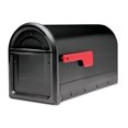 thumbnail image 1 of Boîtes aux Lettres Architecturales 7900-2B-R Mapleton Post Mount Noir avec Boîte aux Lettres Drapeau Rouge, Moyen,, 1 of 1