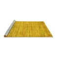 thumbnail image 2 of Ahgly Company Machine Washable Indoor Rectangle Oriental Yellow Modern Area Rugs, 8' x 10', 2 of 4
