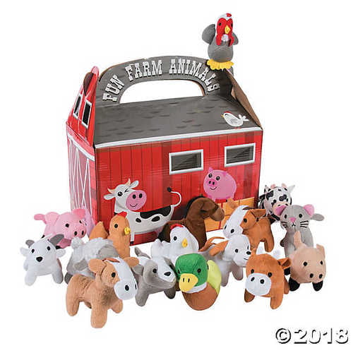 barnyard stuffed animals