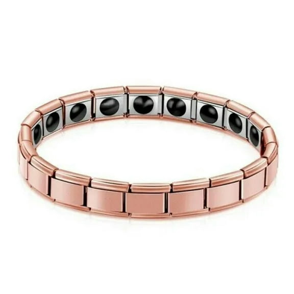 EOEMY Men Women Therapeutic Energy Healing Copper Magnetic Bracelet Therapy Arthritis-#4