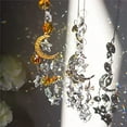 thumbnail image 3 of Lámpara de araña de cristal colgante para interiores, colgantes para coche de 2 piezas, regalos para mamá y niños, 3 of 5