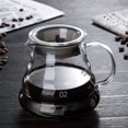 thumbnail image 2 of Wooden Brackets Glass Coffee Dripper and Pot Set，Glass Coffee Filter Reusable Coffee Filters, 2 of 7