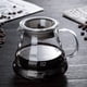 thumbnail image 2 of Soportes de madera de 600ML/350ML, juego de goteros y ollas de café de vidrio, filtro de café de vidrio V60 de estilo japonés, filtros de café reutilizables, 2 of 7