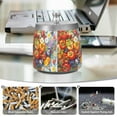 thumbnail image 6 of Yayeee Ashtray with Lid for Cigarette Smokeless Stainless Steel Home Ash Holder, Purple Floral Tomatoes, 6 of 7