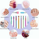thumbnail image 2 of 10 Piezas Brocas Para Uñas Malubero Limpiador De Cutículas Taladro, 2 of 3